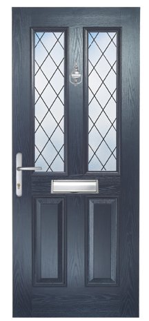 Maple Square Diamond Lead Blue