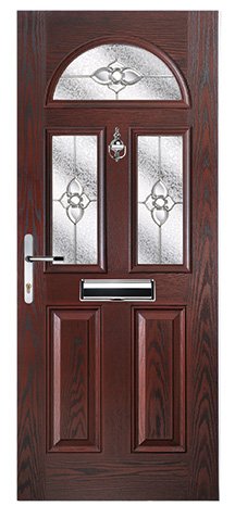 Maple Square Glazed Rosewood