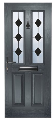 Maple Square Grey Diamonds Grey