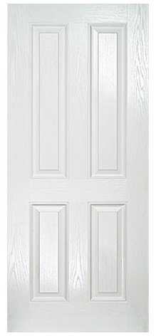 Maple Square Solid White