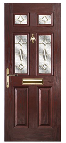 Rufford 4 Clarity Brass Rosewood