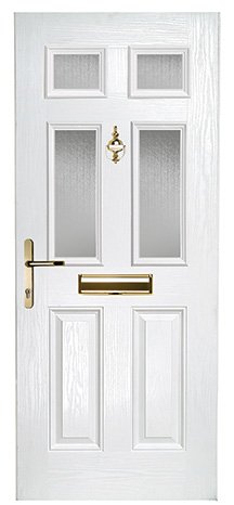 Rufford 4 Glazed White